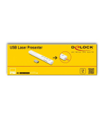 Delock Laserové Ukazovátko USB, bílá