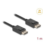 Delock Koaxiální kabel DisplayPort 16K 60 Hz 80 Gbps 1 m