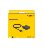 Delock Switch DisplayPort, 2 na 1, obousměrný, 8K