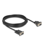Delock Sériový kabel ze zásuvky RS-232 D-Sub9 na zásuvku D-Sub9, napájení na pinu 9, délka 5 m
