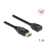 Delock DisplayPort 1.2 prodlužovací kabel 4K 60 Hz 1 m