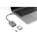 Delock Čtečka karet s rozhraním USB Type-C™ v hliníkovém krytu na paměťové karty SD nebo Micro SD