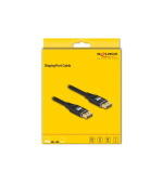 Delock DisplayPort kabel 8K 60 Hz 2 m černý kov
