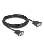Delock Sériový kabel rozhraní RS-232 D-Sub9, ze zásuvkový na zásuvkový, délky 5 m