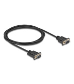 Delock Sériový kabel rozhraní RS-232 D-Sub9, ze zástrčkového na zástrčkový, délky 2 m