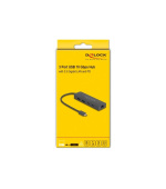 Delock 10 Gbps USB rozbočovač s portem 2,5 Gigabit LAN a PD 85 W