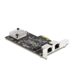 Delock PCI Express x2 karta na 2 x RJ45 5 Gigabit LAN