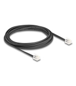 Delock Telefonní kabel RJ11, ze zástrčky na zástrčku RJ11, černý, 2 m