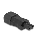 Delock Napájecí adaptér IEC 60320 – z C14 na C7, zástrčka / zásuvka, 10 A, přímý