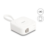 Delock Nabíjecí podložka USB Type-C™ na hodinky Apple, bílá, magnetická