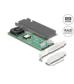 Delock Karta PCI Express x8 na 2 x interní NVMe M.2 Key M s RAID - Low Profile
