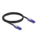 Delock Síťový kabel RJ45, Cat.6, UTP, s výklopnými zástrčkovými konektory (180°), 1 m