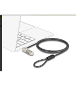 Navilock Kabel na zabezpečení laptopu s kombinačním zámkem na slot HP Nano - lanko z uhlíkové oceli