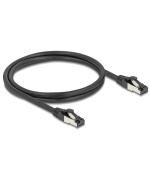 Delock Síťový kabel RJ45 Cat.8.1 S/FTP, délky 1 m, černá