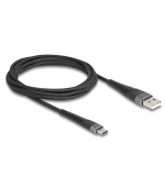 Delock Kabel USB 2.0 ze zástrčky USB Typ-A na zástrčku USB Type-C™, s prodlouženou ochranou proti ohybu, 2 m