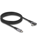 Delock Kabel USB 20 Gbps, pravoúhlý levý / pravý USB PD 3.1 Extended Power Range 240 W 2 m