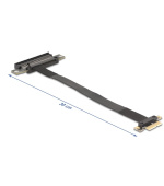 Delock Riser karta PCI Express 3.0, ze zástrčky x1 na slot x8, s kabelem, délka 30 cm