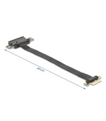 Delock Riser karta PCI Express 3.0, ze zástrčky x1 na slot x4, s kabelem, délka 30 cm