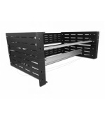 Delock 19” konzole na DIN lištu, 4U, černá