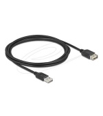 Delock USB 2.0 prodlužovací kabel EASY USB Type-A samec na EASY USB Type-A samice 2 m, černý
