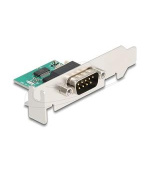Delock Převodník USB na RS-232 FTDI FT231XS USB 2.0 pin samec na D-Sub 9 samec s nízkoprofilovým držákem a kabelem 30 cm