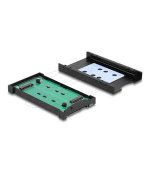 Delock Převodník M.2 Key M NVMe SSD na U.2 nebo M.2 Key B SATA SSD na SATA - beznástrojový