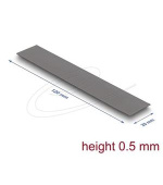 Delock Tepelně vodivá podložka 120 x 20 x 0,5 mm pro moduly M.2 3,2 W/mK - nízký únik oleje