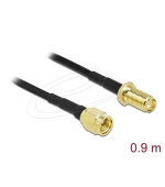 Delock Anténní kabel SMA samec na SMA samice LMR/CFD100 0,9 m low loss