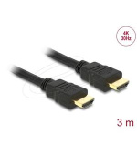 Delock Kabel High Speed HDMI with Ethernet – HDMI A samec > HDMI A samec 4K 3m
