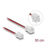 Delock Prodlužovací kabel ventilátoru ze zástrčky na zásuvku, 2 pinový, 30 cm