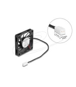 Delock Axiální ventilátor: 5 V DC, 60 x 60 x 10 mm, černý