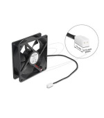 Delock Axiální ventilátor: 5 V DC, 92 x 92 x 25 mm, černý