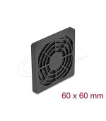 Delock Rošt ventilátoru s protiprachovým filtrem, rozměr 60 x 60 mm, černý