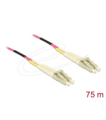 Delock Optický kabel LC Duplex na LC Duplex, multimód, OM4, 75 m