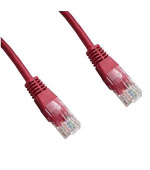 DATACOM Patch cord UTP CAT5E 1,5m červený