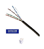 DATACOM UTP lanko CAT5E  PVC  305m box černý