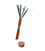 DATACOM S/FTP drát CAT7  LSOH,Eca  500m cívka, plášť oranžový