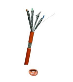 DATACOM S/FTP drát CAT7 LSOH,Eca 100m, plášť oranžový