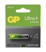 GP AA Ultra Plus, alkalická (LR6) - 4 ks