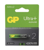 GP AAA Ultra Plus, alkalická (LR03) - 2 ks