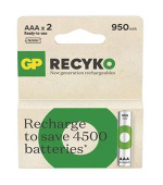 GP AAA ReCyko 950 mAh, nabíjecí, 2 ks