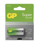 GP C Super alkalická (LR14) - 2 ks