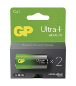 GP C Ultra Plus, alkalická (LR14) - 2 ks
