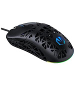 Endorfy LIV Myš, herní, drátová, optická, až 12000DPI, senzor PAW3311, 6 tlačítek, Kailh GM 4.0, ARGB podsvícení, černá