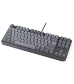 Endorfy Thock V2 TKL Klávesnice, herní, drátová, mechanická, Endorfy Red, US layout, TKL, ARGB, hliníková konstrukce, USB, šedá