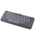 Endorfy Thock V2 75% Klávesnice, herní, drátová, mechanická, Endorfy Red,CZ/SK layout, 75% velikost, ARGB, hliník, USB,šedá