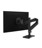 ERGOTRON LX Pro Desk Monitor Arm, Tall Pole, stolní rameno, monitor, vyšší zákl. tyč, černá