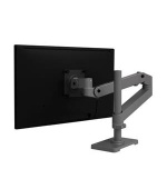 ERGOTRON LX Pro Desk Monitor Arm, Tall Pole, stolní rameno, monitor, vyšší zákl. tyč, šedá