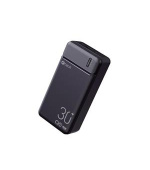 C-TECH Powerbanka 30000mAh, Li-Pol, 20W, USB-C/USB-A/micro USB/PD/Quick charge