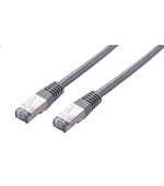 C-TECH Kabel patchcord Cat5e, FTP, šedý, 1m